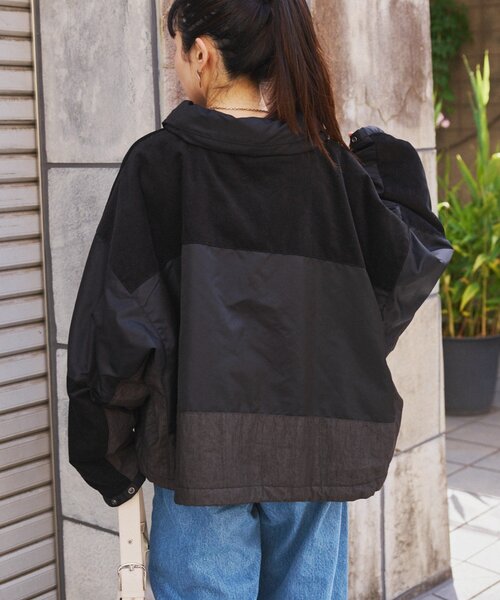 etsinta】リバーシブル中綿ショートモンスタージャケット（ダウン