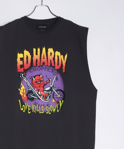 セール】Ed Hardy タンクトップ ロング丈（タンクトップ）｜Ed Hardy