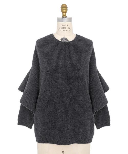 Drawer（ドゥロワー）の「＜Drawer（ドゥロワー）＞ 7G畔編みクルー