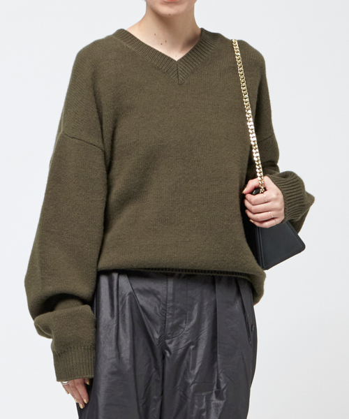 AP STUDIO（エーピーストゥディオ）の「wool Vneck Pullover（ニット