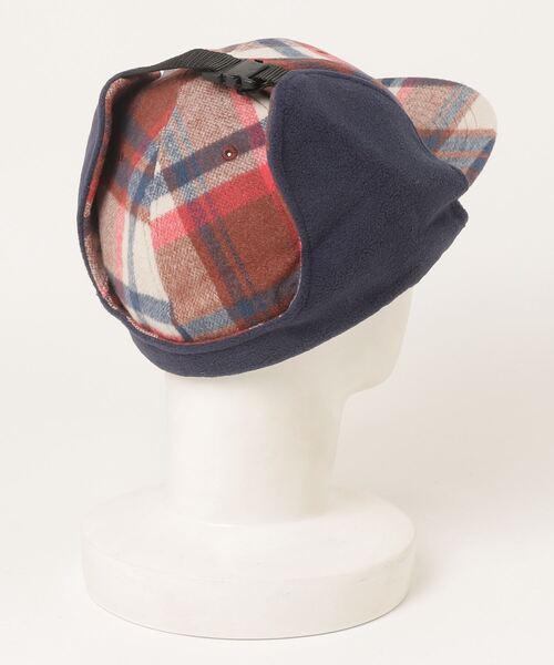 A BATHING APE（アベイシングエイプ）の「BAPE CHECK EARMUFFS CAP M