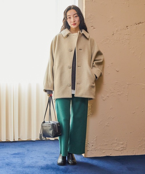 niko and（ニコアンド）の「ライトモッサドルマンジャケットコート