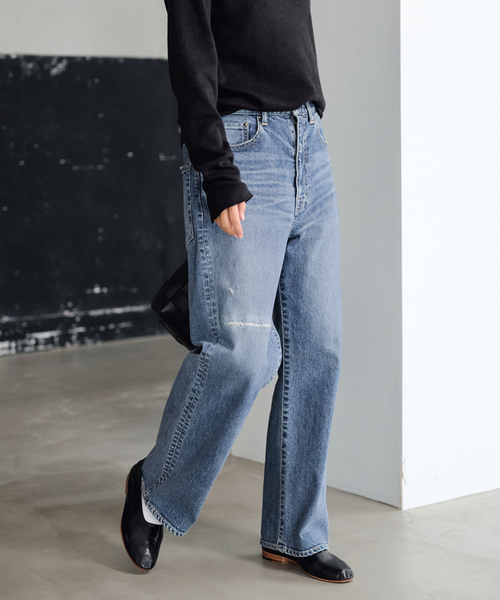 FRAMeWORK（フレームワーク）の「NEWデニムストレートパンツ（デニム