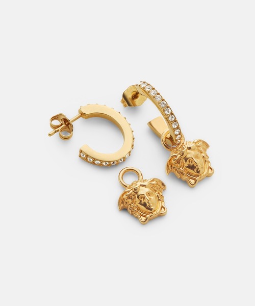 VERSACE（ヴェルサーチ）の「クリスタル ラ メドゥーサ フープ ピアス