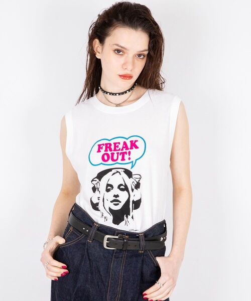 試着のみ】Hysteric Glamour グリーンタンクトップ HYSTERIC GLAMOUR