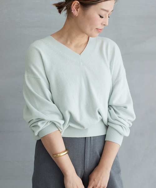 Deuxieme Classe（ドゥーズィエムクラス）の「*JOY FINE Vネック プル