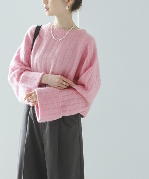 Noble（ノーブル）の「YAK/ヤク ワイドリブニットプルオーバー（ニット