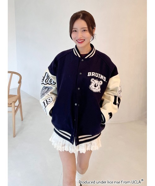 セール】【UCLA×NUTMEG】コラボスタジャン（スタジャン）｜SNIDEL