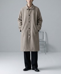 メンズのステンカラーコート（ウール・ニット）ファッション通販