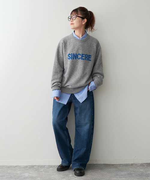 Spick & Span（スピックアンドスパン）の「ラグランロゴニットプル