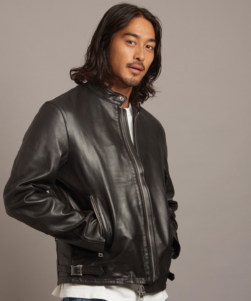 セール】JE LAMB LEATHER SINGLE RIDERS 24（ライダースジャケット