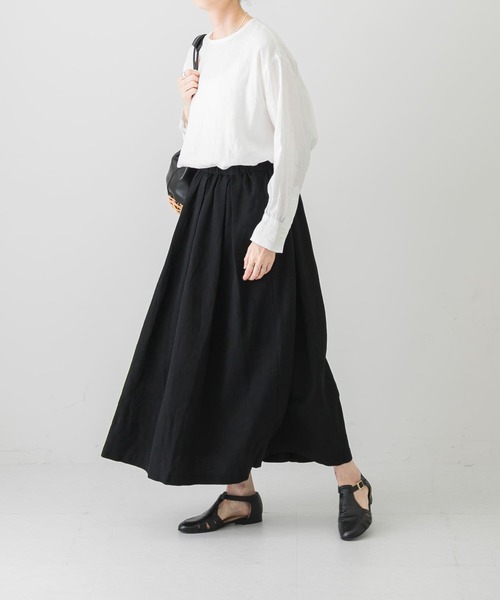 かぐれ（カグレ）の「コットンリネンジャガードスカート（スカート