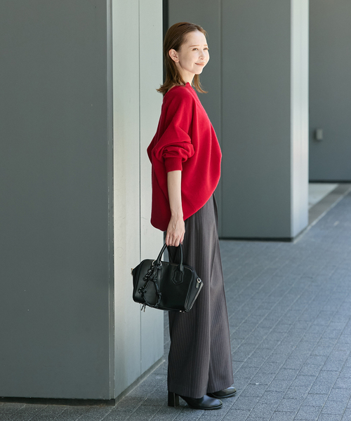 セール】《WEB限定追加》MUSIC カフタンプルオーバー（ニット/セーター