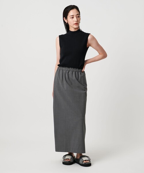 セール】サテン ウエスト ロングスカート ‐ウォッシャブル‐（スカート