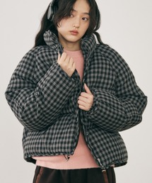 ギンガムチェック」に該当するダウンジャケット/コートファッション