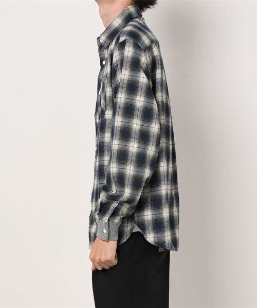 スナップボタン2WAY チェックシャツ | ジムマスター（gym master