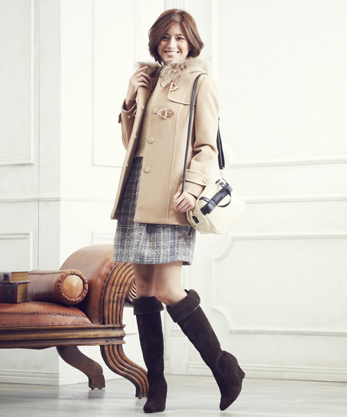 ANY SIS（エニィスィス）の「ソフトウールモッサ コート（ダッフル