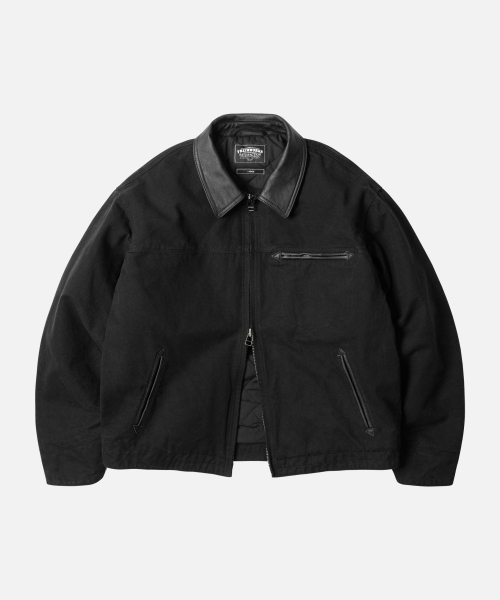 HEAVY CANVAS DESTROYED WORK JACKET _ BLACK（その他アウター