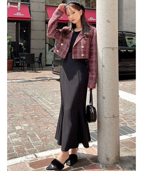 RESEXXY（リゼクシー）の「ツイードダブルショートジャケット