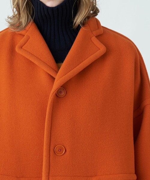 MACPHEE（マカフィー）の「パイルメルトン オーバーサイズドコート