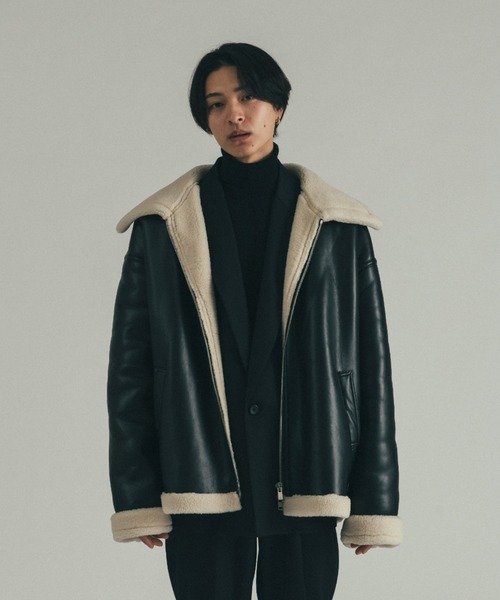 Lui's（ルイス）の「フェイクムートンBIGジャケット（ブルゾン）」 - WEAR
