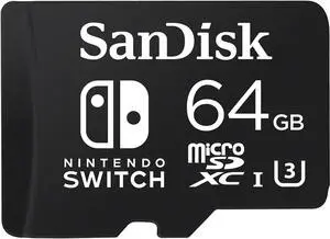 SanDisk 64GB microSDXC UHS-I/U3 Memory Card for Nintendo Switch