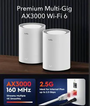 TP-Link Deco X20(3-pack) AX1800 Whole Home Mesh Wi-Fi 6 System