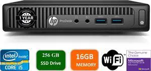 Refurbished: HP ProDesk 400-G2 Mini Desktop, Intel Core i5-6400T