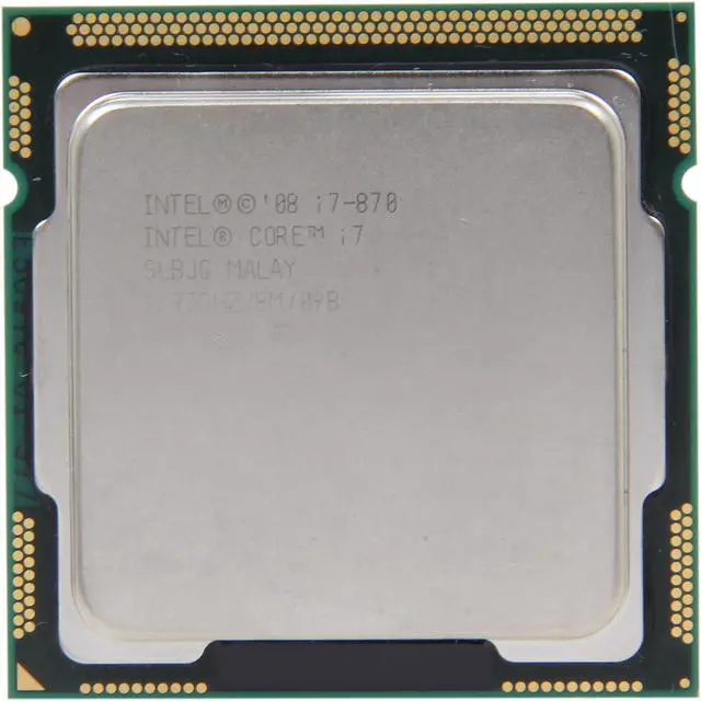Refurbished: Intel Core i7-870 - Core i7 Lynnfield Quad-Core 2.93