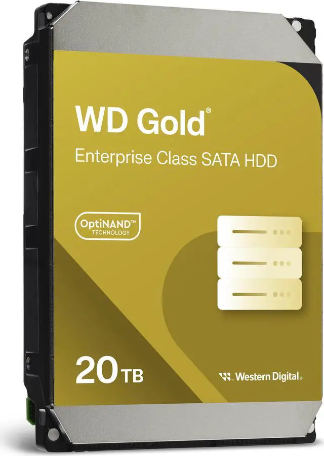 Western Digital 20TB WD Gold Enterprise Class SATA Internal Hard