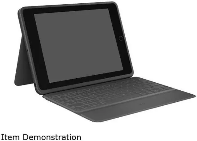 Logitech Rugged Folio Keyboard Case with Drop Protection for iPad