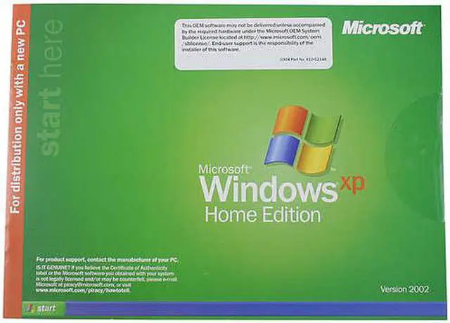 Microsoft Windows XP HOME Edition with Service Pack 2 - Newegg.com