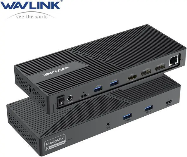 Wavlink USB-C Universal Triple 4K Display Laptop Docking Station