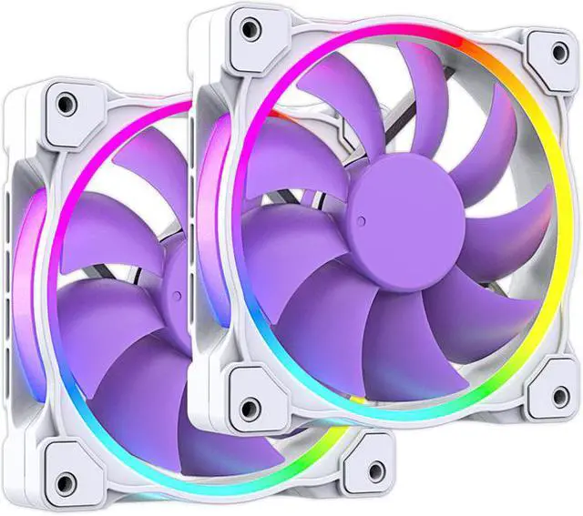 ID-COOLING ZF-12025-PURPLE Case Fan 120mm 5V 3 PIN Addressable RGB