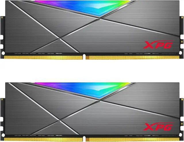 XPG SPECTRIX D50 RGB Desktop Memory: 32GB (2x16GB) DDR4 3600MHz