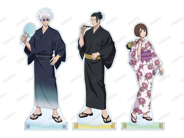 呪術廻戦」高専時代の五条悟と夏油傑、家入硝子が浴衣姿で登場！「浅草