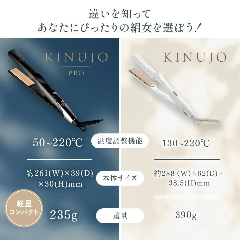 KINUJO PRO（キヌージョ プロ） 絹女 ストレートヘアアイロン | KINUJO