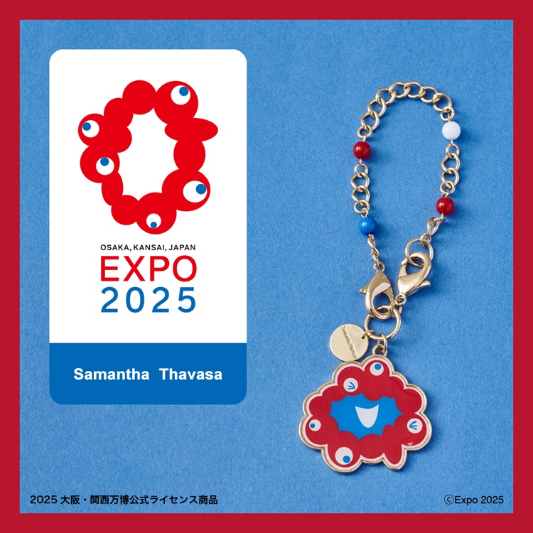 ミャクミャク」バッグチャームが「Samantha Thavasa」から発売