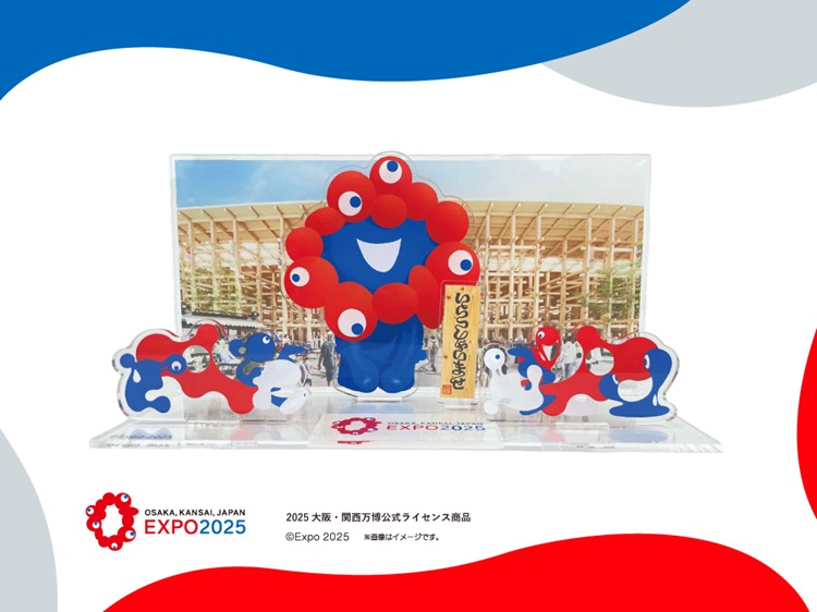 ミャクミャクが「いらっしゃいませ」！アクリルスタンドジオラマが関西