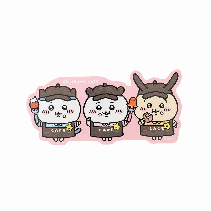 ちいかわカフェ ゆるカットビッグステッカー（店員さん） | ちいかわ