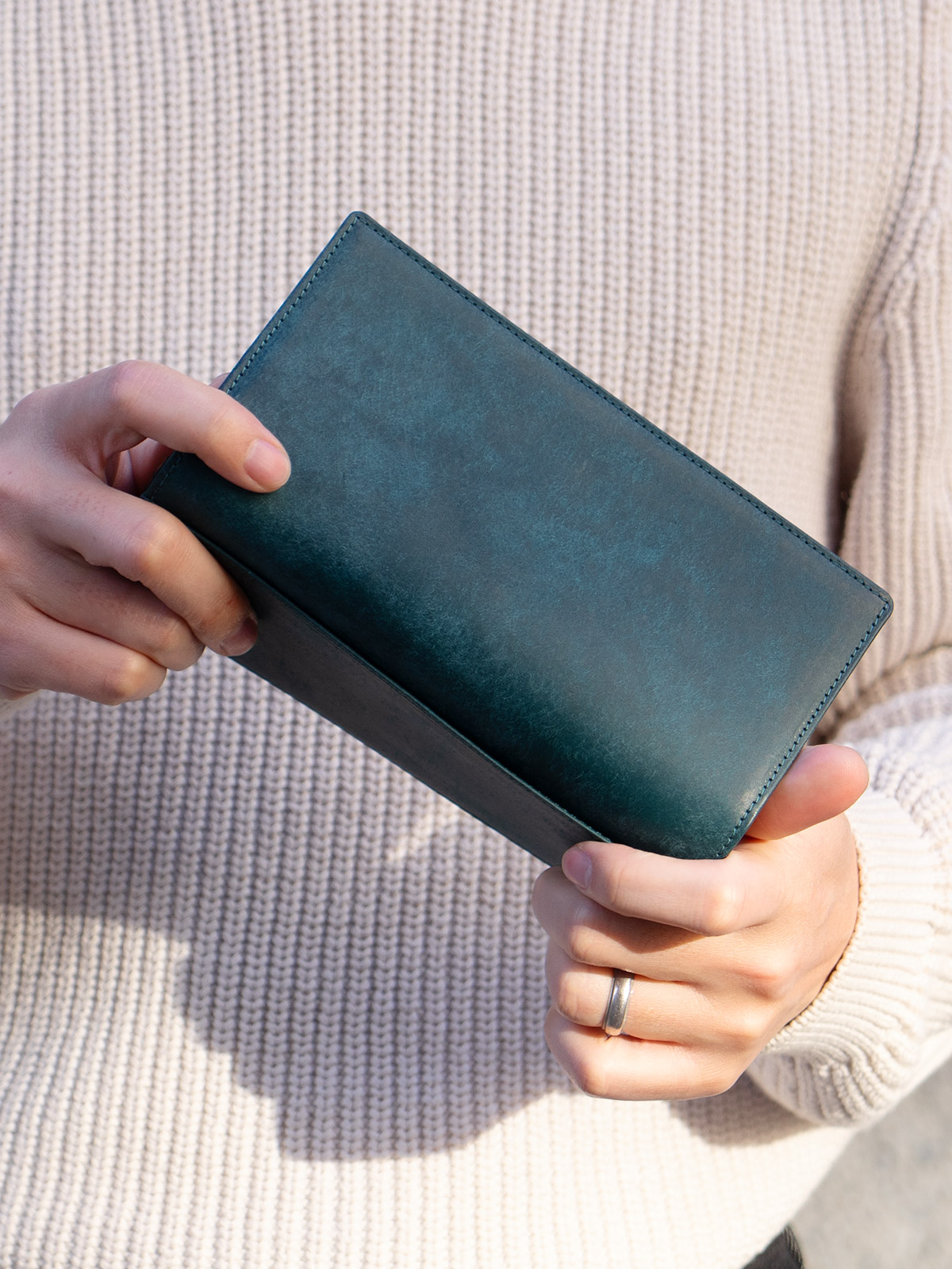 ファビオフラップロングウォレット（かぶせ長財布） | 長財布 | 財布