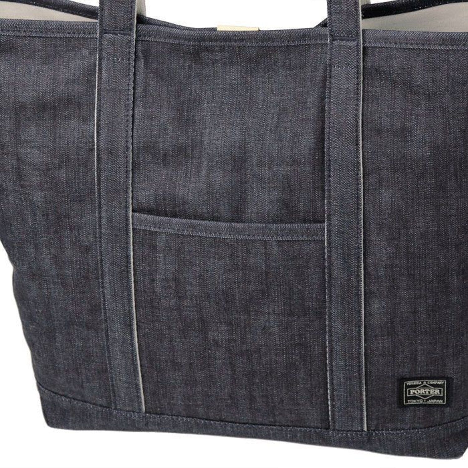 Porter-Yoshida & Co. - Jean Tote Bag (M) Rigid - Navy – City