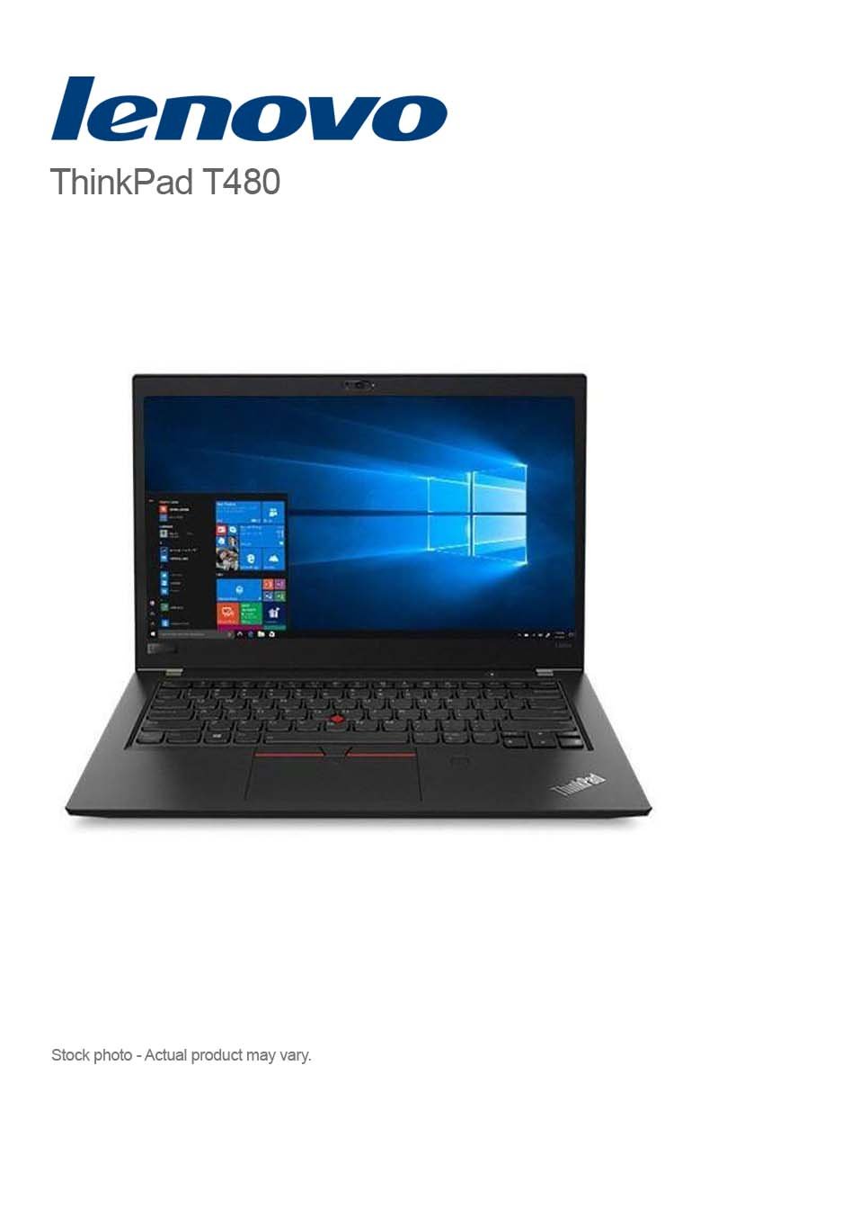 Lenovo ThinkPad T480 Core i5-8250U, 16GB, 512GB M.2 NVMe, 14″ 1920