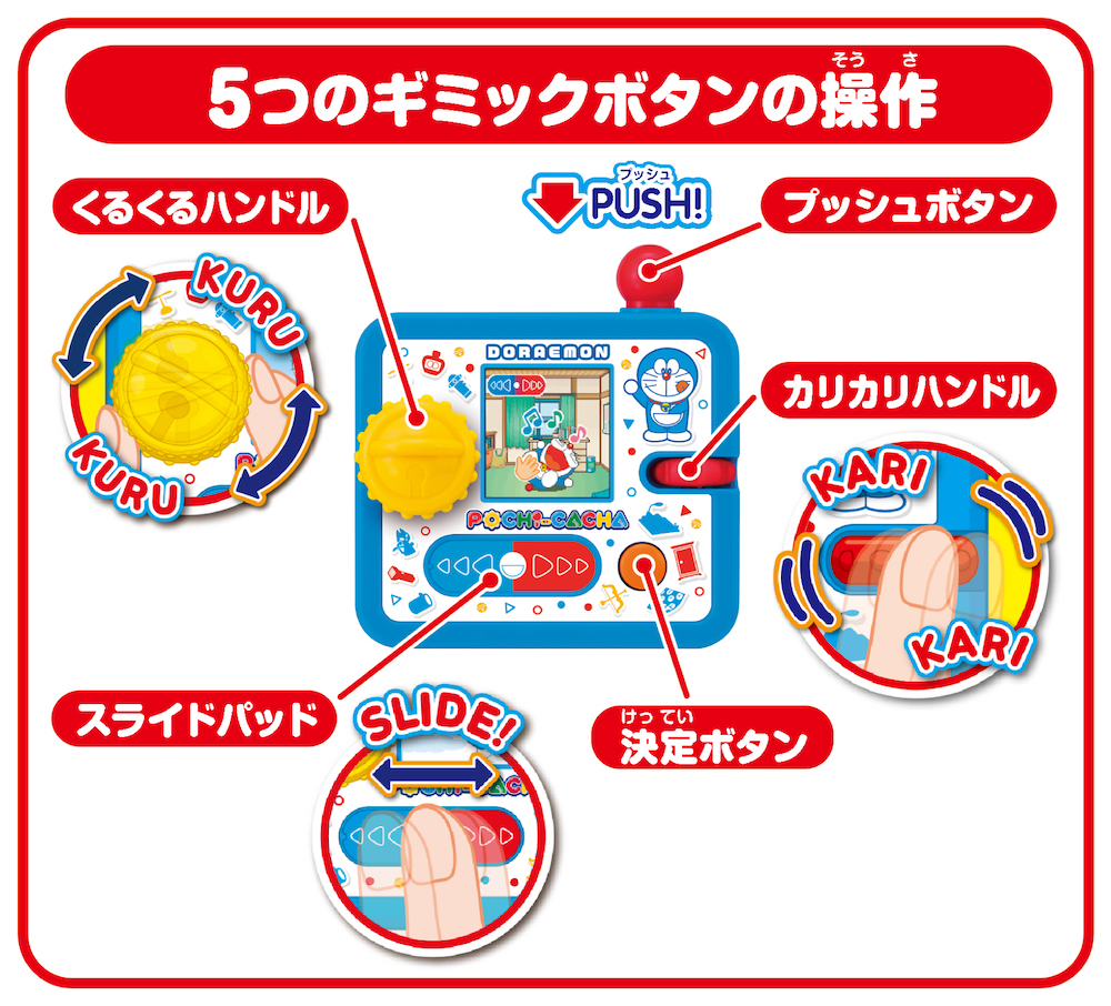 POCHI-CACHA(ポチカチャ) ドラえもん」全100種類のひみつ道具をあつめ