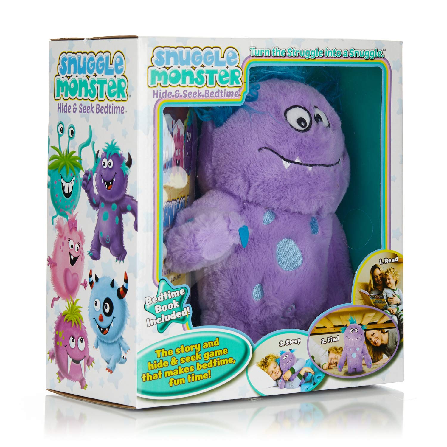 Snuggle Monster Hide & Seek Bedtime - Purple Monster – Continuum Games