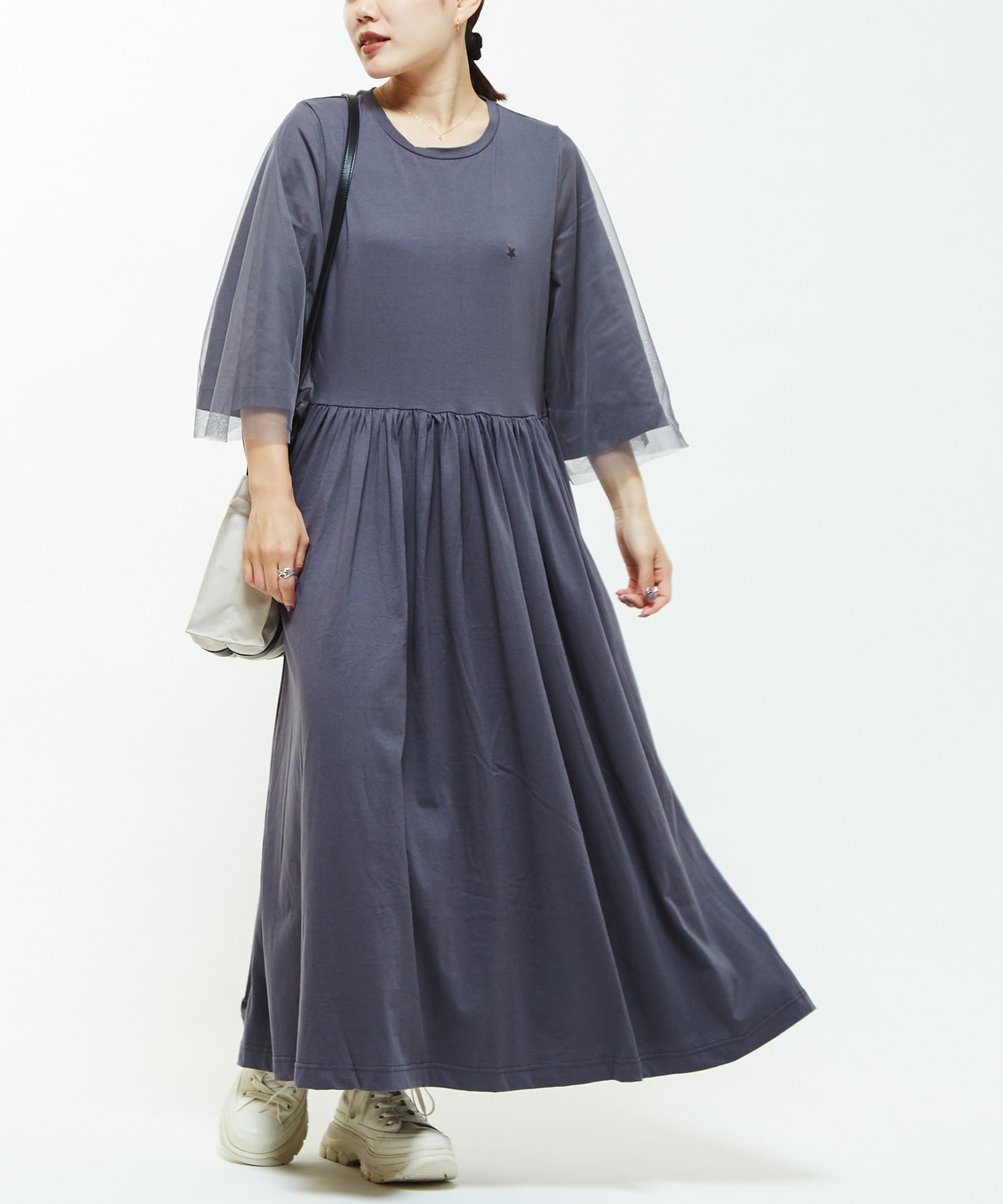 TULLE DOCKING DRESS｜CONVERSE TOKYO (コンバーストウキョウ) 公式
