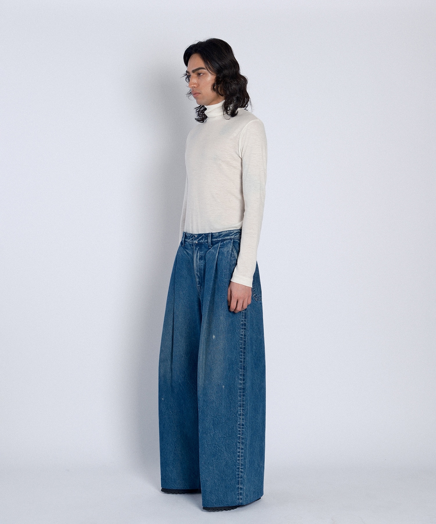 HAKAMA JEAN TROUSERS(W28 BLUE): TANAKA: MENS｜CONZ ONLINE STORE