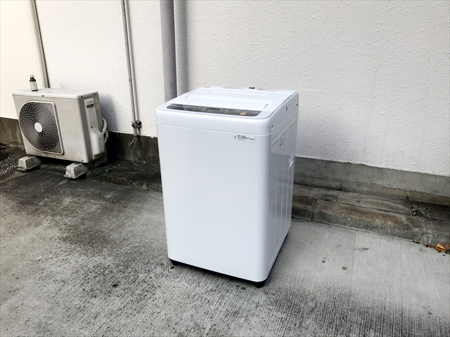 パナソニックの6キロ洗濯機2019年製シングルタイプを大田区南馬込にて