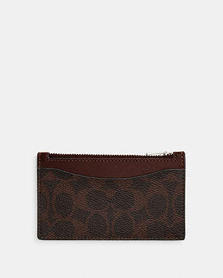 ブラウン 【公式】COACH – コーチ カードケース/定期入れ/名刺入れ メンズ