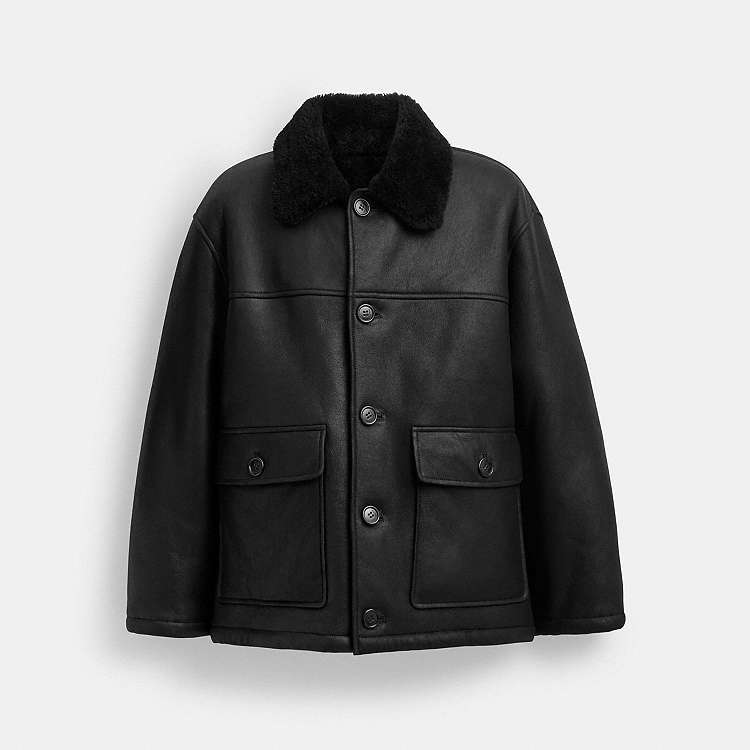 COACH® Outlet | Classic Shearling Coat